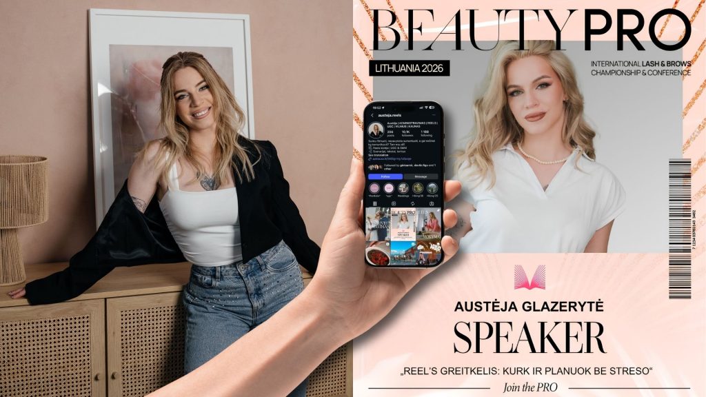 Turinio kūrėja Austėja Glazerytė, jos „Instagram“